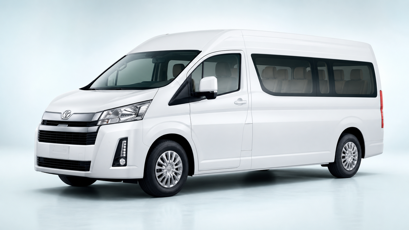 White private van